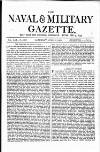 Naval & Military Gazette and Weekly Chronicle of the United Service Saturday 27 June 1874 Page 1