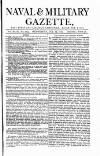 Naval & Military Gazette and Weekly Chronicle of the United Service