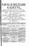 Naval & Military Gazette and Weekly Chronicle of the United Service