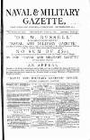 Naval & Military Gazette and Weekly Chronicle of the United Service