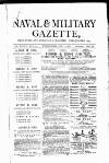 Naval & Military Gazette and Weekly Chronicle of the United Service Wednesday 02 January 1878 Page 1