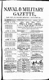 Naval & Military Gazette and Weekly Chronicle of the United Service Wednesday 16 January 1878 Page 1