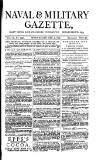 Naval & Military Gazette and Weekly Chronicle of the United Service Wednesday 03 December 1879 Page 1