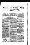 Naval & Military Gazette and Weekly Chronicle of the United Service Wednesday 03 March 1880 Page 1