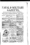 Naval & Military Gazette and Weekly Chronicle of the United Service