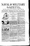Naval & Military Gazette and Weekly Chronicle of the United Service Wednesday 01 September 1880 Page 1
