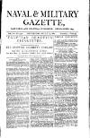 Naval & Military Gazette and Weekly Chronicle of the United Service