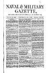 Naval & Military Gazette and Weekly Chronicle of the United Service Wednesday 04 January 1882 Page 1