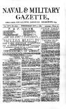 Naval & Military Gazette and Weekly Chronicle of the United Service Wednesday 01 November 1882 Page 1