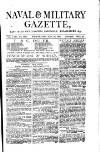 Naval & Military Gazette and Weekly Chronicle of the United Service