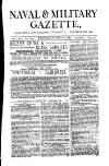 Naval & Military Gazette and Weekly Chronicle of the United Service Wednesday 11 April 1883 Page 1