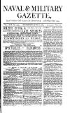 Naval & Military Gazette and Weekly Chronicle of the United Service Wednesday 06 June 1883 Page 1