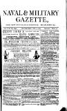 Naval & Military Gazette and Weekly Chronicle of the United Service Wednesday 05 December 1883 Page 1
