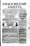 Naval & Military Gazette and Weekly Chronicle of the United Service Wednesday 01 October 1884 Page 1