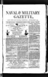 Naval & Military Gazette and Weekly Chronicle of the United Service