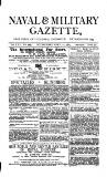 Naval & Military Gazette and Weekly Chronicle of the United Service Wednesday 22 April 1885 Page 1