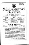 Naval & Military Gazette and Weekly Chronicle of the United Service Wednesday 08 July 1885 Page 1