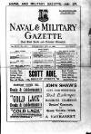 Naval & Military Gazette and Weekly Chronicle of the United Service Wednesday 27 January 1886 Page 1