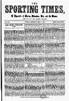 Sporting Times Saturday 12 May 1866 Page 1