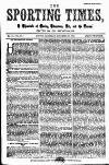 Sporting Times Saturday 28 December 1867 Page 1