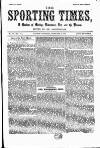 Sporting Times Saturday 08 February 1868 Page 1