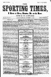Sporting Times Saturday 19 September 1868 Page 1