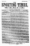 Sporting Times Saturday 26 September 1868 Page 1