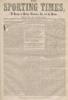Sporting Times Saturday 12 November 1870 Page 1