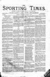 Sporting Times Saturday 12 October 1878 Page 1