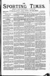 Sporting Times Saturday 22 November 1879 Page 1