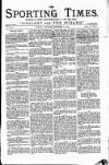 Sporting Times Saturday 29 November 1879 Page 1