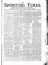 Sporting Times Saturday 03 December 1881 Page 1