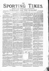 Sporting Times Saturday 29 January 1881 Page 1