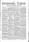 Sporting Times Saturday 12 March 1881 Page 1