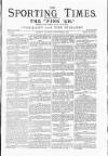 Sporting Times Saturday 03 September 1881 Page 1