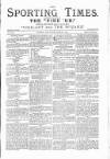 Sporting Times Saturday 08 October 1881 Page 1