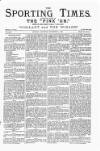 Sporting Times Saturday 05 November 1881 Page 1