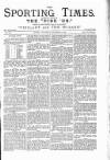 Sporting Times Saturday 12 November 1881 Page 1