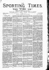 Sporting Times Saturday 20 January 1883 Page 1