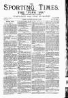 Sporting Times Saturday 27 January 1883 Page 1