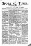 Sporting Times Saturday 10 March 1883 Page 1