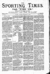Sporting Times Saturday 10 November 1883 Page 1