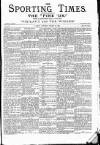 Sporting Times Saturday 10 January 1885 Page 1