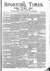 Sporting Times Saturday 13 June 1885 Page 1