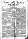 Sporting Times Saturday 02 January 1886 Page 1