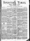 Sporting Times Saturday 23 January 1886 Page 1