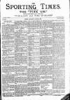 Sporting Times Saturday 28 August 1886 Page 1