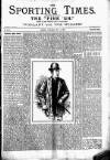 Sporting Times Saturday 13 November 1886 Page 1