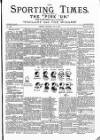 Sporting Times Saturday 08 January 1887 Page 1