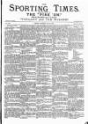Sporting Times Saturday 26 February 1887 Page 1